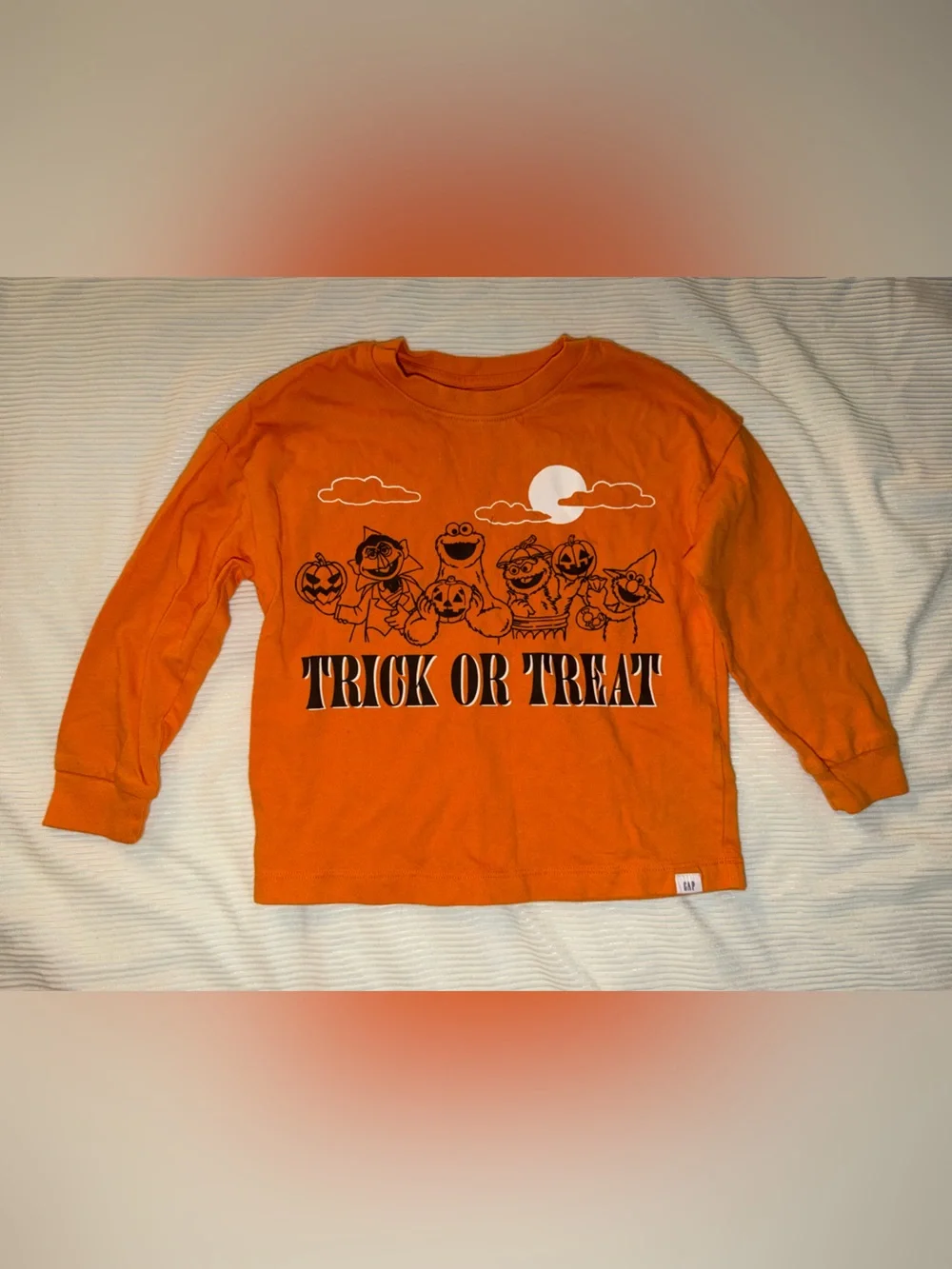 baby GAP Sesame Street Kids 4t Trick or Treat Long Sleeve T-Shirt Halloween